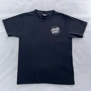 Santa Cruz Skateboard T Shirt Men Small Black